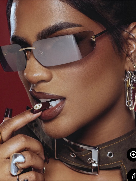 DEZI Accessories - Dezi x Monet Moneybag 58mm Rimless Square Sunglasses Sold Out
